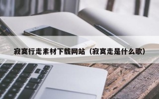仙桃寂寞行走素材下载网站（寂寞走是什么歌）
